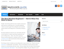 Tablet Screenshot of keyboardsguide.com